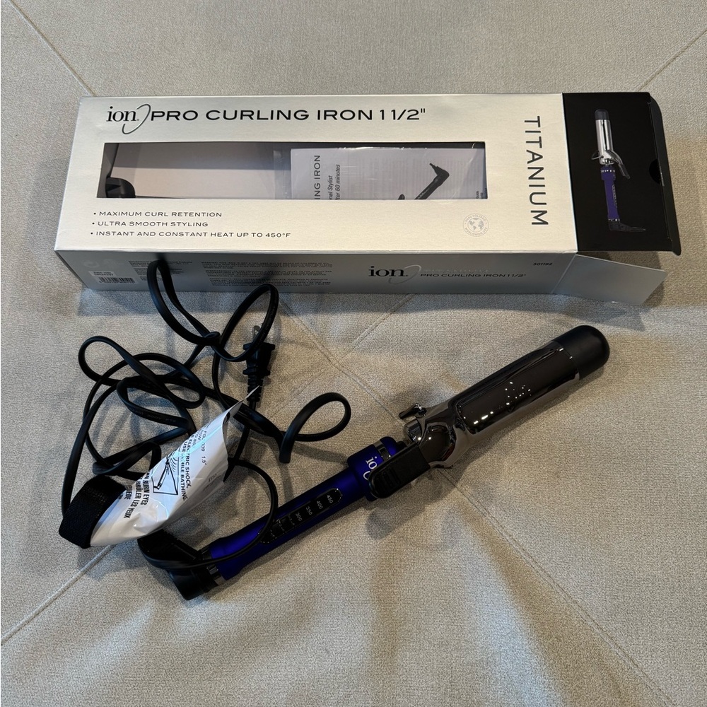 Ion Pro Curling Iron 1 1/2"